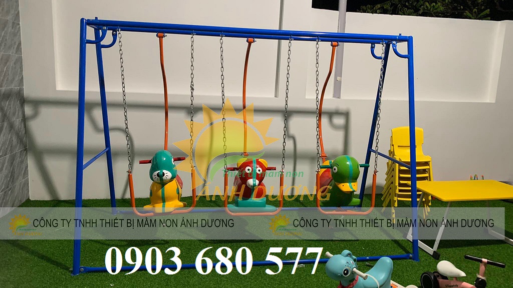 Chuyên sản xuất xích đu cho trẻ em mầm non giá rẻ, chất lượng cao